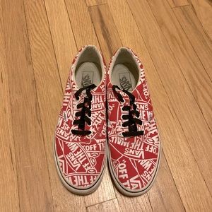 Red Mens Vans